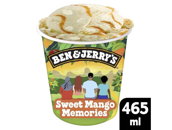 Glace Ben &amp; Jerry’s Souvenirs de Mangue Sucrée 413g