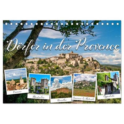 Dörfer in der Provence (Tischkalender 2026 DIN A5 quer), CALVENDO Monatskalender