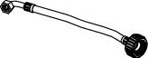 Tece -Ersatzteil Füllventil Panzerschlauch M30 Uni 750-Spülkasten EU, 9820596 9820596