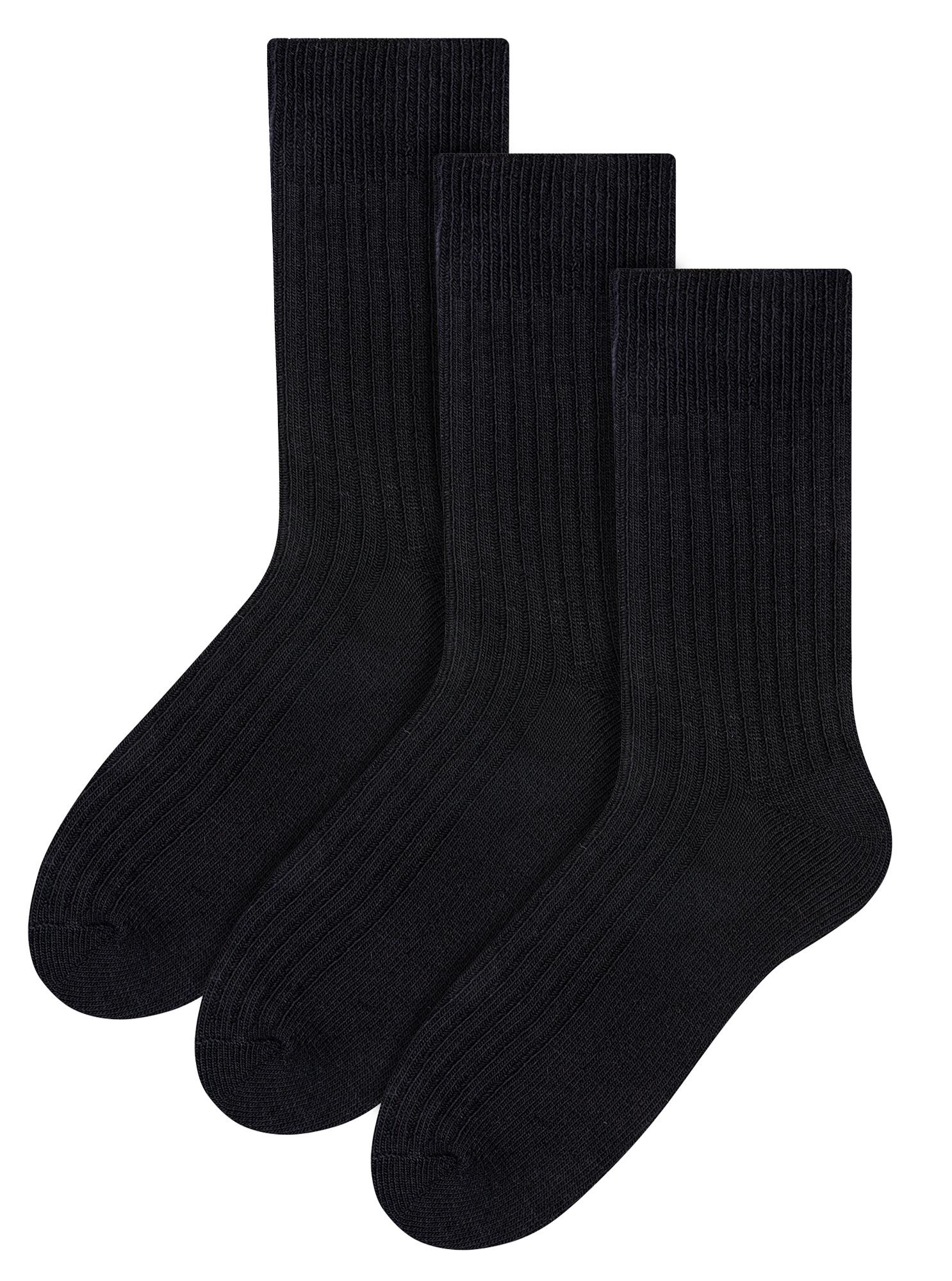Steven - 3 Paar Heren Alpaca Wol Sokken | Winter Dikke Warm Wandelen Boot Sokken - Zwart