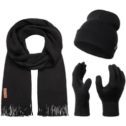 Rock Creek Schal Mütze Handschuhe Set Winterset