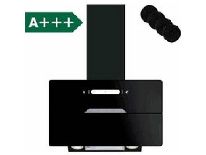 DOPURE Hotte aspirante 60 cm - Recirculation/Évacuation 640 m³/h 9 vit. 4 filtres à charbon noir cmd tactile/gestuelle A+++