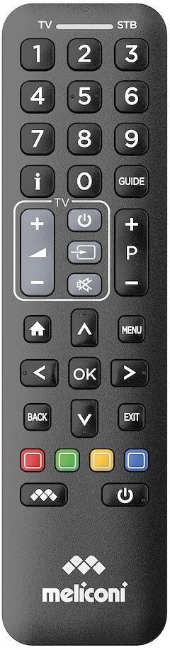Telecomando universale Meliconi Control2+ per 2 dispositivi