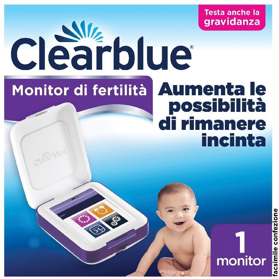 PROCTER & GAMBLE SRL Clearblue, Monitor di Fertilità Avanzato, 1 Monitor
