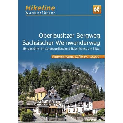 Wanderführer Oberlausitzer Bergweg • Sächsischer Weinwanderweg, Taschenbuch von , Esterbauer, 978-3-7111-0219-5