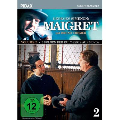 Maigret, Vol. 2 / Weitere 6 Folgen der Kult-Serie mit Bruno Cremer nach dem Romanen von Georges Simenon (Pidax Serien-Klassiker) [3 DVDs], DVD
