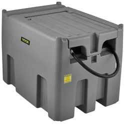 VEVOR Tragbarer Dieseltank 439,11 L Mobile Tankanlage Grau Dieseltankstelle 140 W Tankstation Dieseltank 2600 U/min Transporttank 12 V DC