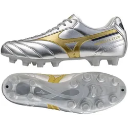 Mizuno, Herren, Fussballschuhe, Morelia Club Fussballschuhe (41), Grau, Silber