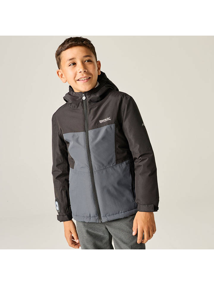 Regatta Regenjacke "Beamz" in Anthrazit/ Grau - 116