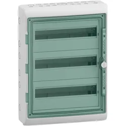 Schneider Electric 13436 Kaedra Kleinverteiler, 3x18 TE, IP65