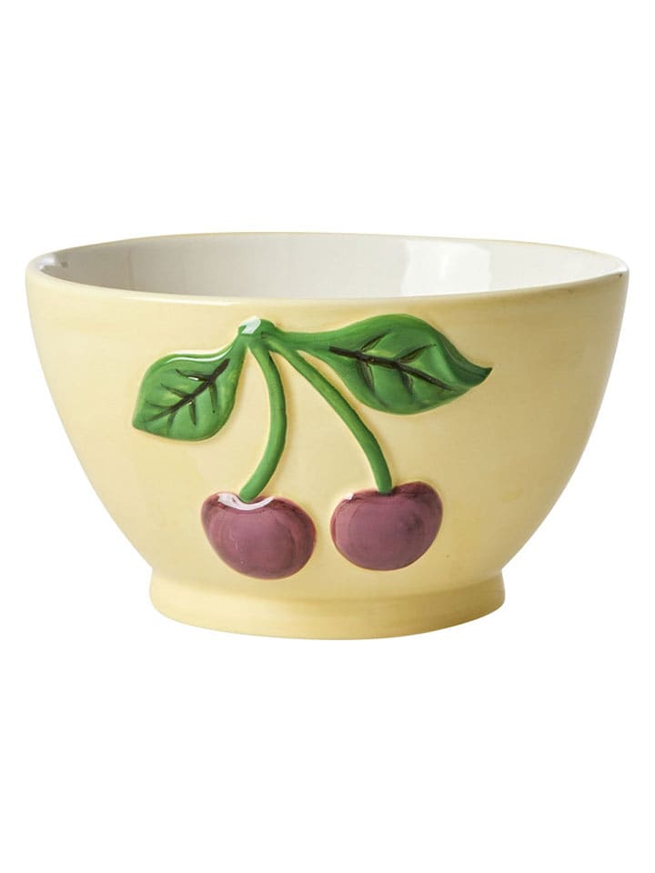 Rice Schale "Cherries" in Creme - 600 ml - onesize