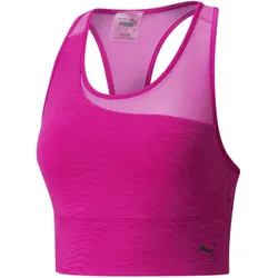 PUMA Mid Impact Flawless Sport-BH Damen deep orchid XS