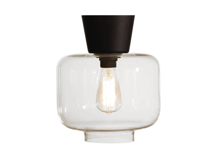Globen Lighting Plafonnier Ritz transparent-noir