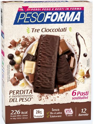 Pesoforma Barretta 3 Cioccolati