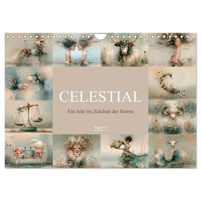 CELESTIAL - Ein Jahr im Zeichen der Sterne (Wandkalender 2027 DIN A4 quer), CALVENDO Monatskalender