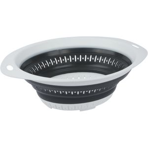 Böttcher-AG Seiher mit 2 Griffen, aus Kunststoff, faltbar, Ø 23,5 cm