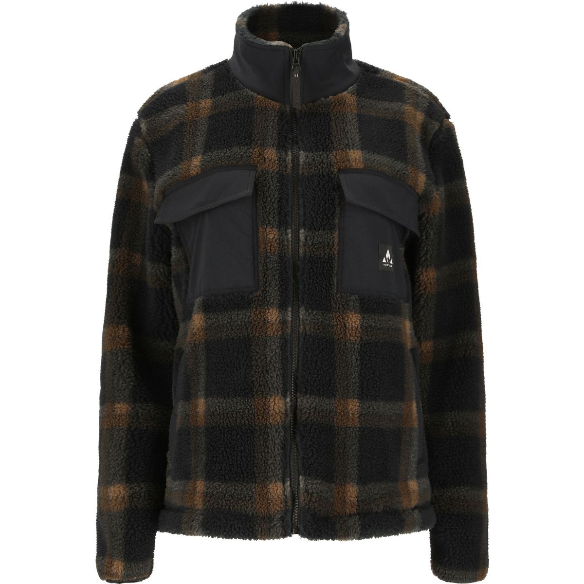 Whistler Carrillo W AOP Teddy Fleece Jacket black (1001) 40 W263261-1001-40