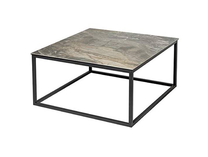 Riess Ambiente Design Couchtisch SYMBIOSE 75cm Marmor Taupe Keramik Made in Italy