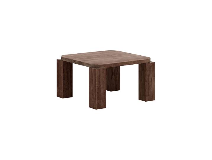 Designer Massivholz Beistelltisch „Atlas“ geräucherte Eiche NEW WORKS