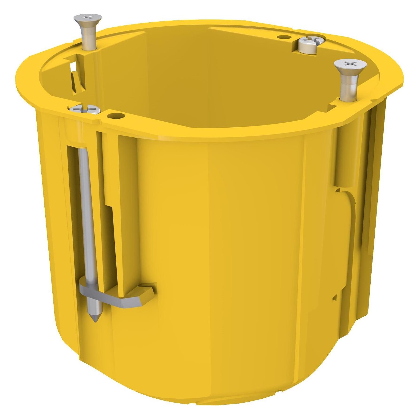 Vila Mounting box for plasterboard GK60D, 60 x 60 mm, with screws (54034511)