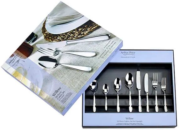 Arthur Price Willow 58 Piece Cutlery Box Set