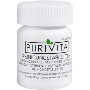 Purivita Reinigungstabletten, für Kaffeevollautomaten, 30 Tabletten