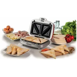 Ariete 1972 Sandwich-Maschine Party Time, Kontaktgrill, Rot
