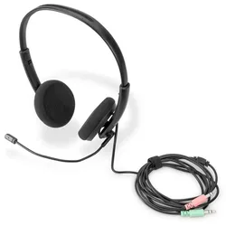 Digitus On Ear Office Headset mit Geräuschreduzierung, 3,5 mm Stereo
