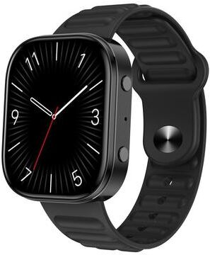 Everyday Crate QS15 Bluetooth Smart Watch With 1.88 Inch HD Display Health Monitor Fitness Tracker wavy Black