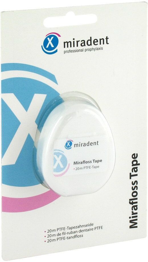 Miradent Zahnseide Mirafloss Tape teflonbeschicht.