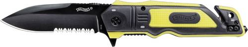 Walther Rettungsmesser Emergency Rescue Knife ERK fluoreszierend 5.0729 Glasbrecher, Gurtschneider (L x B x H) 118 x 40 x 20mm