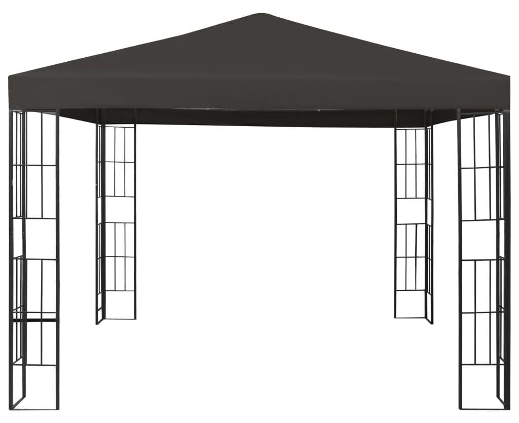 vidaXL Paviljoen, 3x3 meter, antraciet