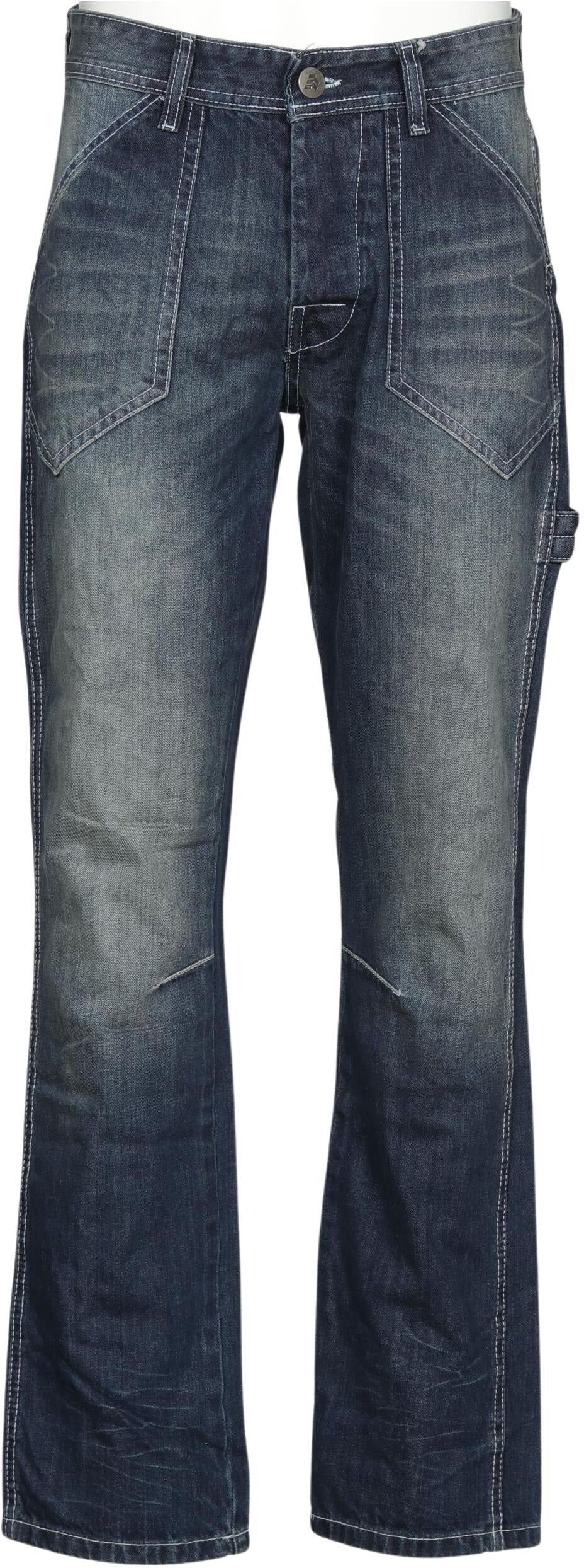 Gio-Goi Herren Jeans, Blau, Gr. W30, Baumwolle - Second Hand