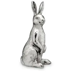 Hase stehend, Blick nach Rechts Kunststein 13,0 x 12,3 x 30,0cm