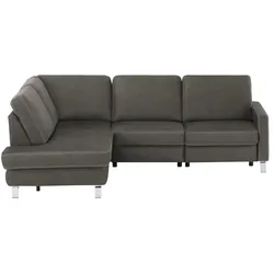 Max Schelling Ecksofa  Maximum Plus , grau , Maße (cm): B: 257 H: 89 T: 200.0