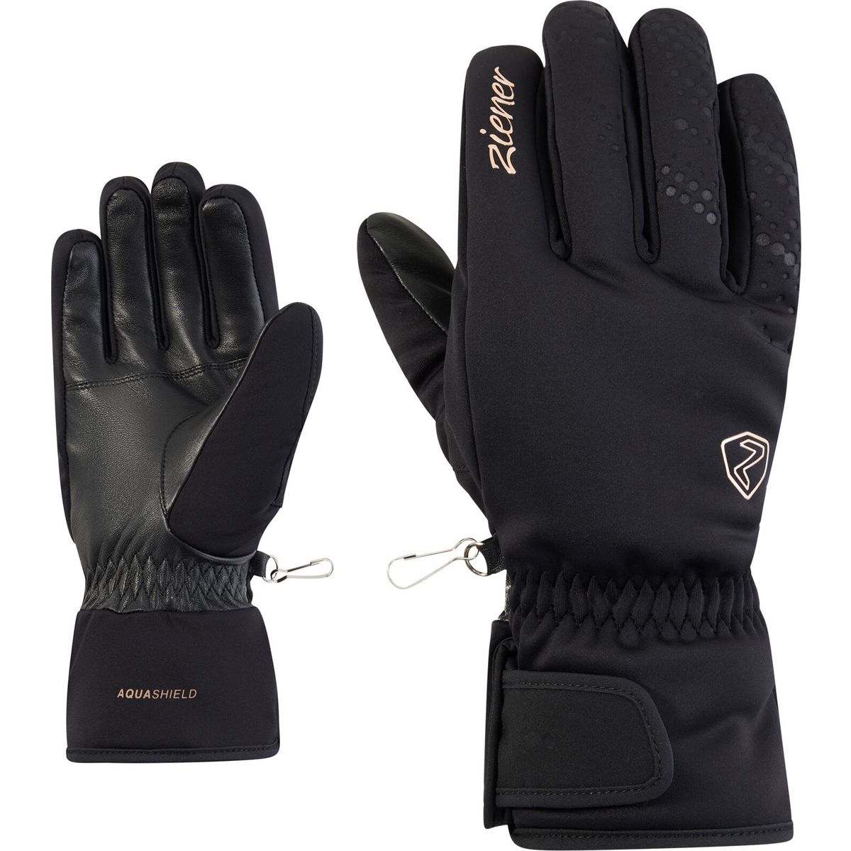 Ziener Kehnia-z AS PR Glove Lady black.rose metallic (12813) 6,5 113066-12813-6,5