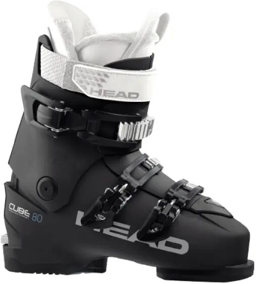 Womens Ski Boots Head Cube 3 80 (25.5 - Black)  - Black;White - Size: 25.5