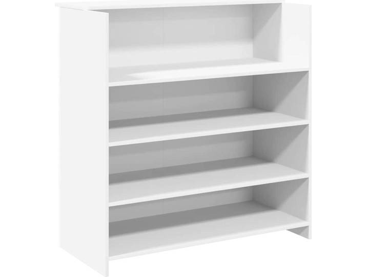 vidaXL Empfangstresen Weiß 100 x 50 x 103,5 cm Holzwerkstoff