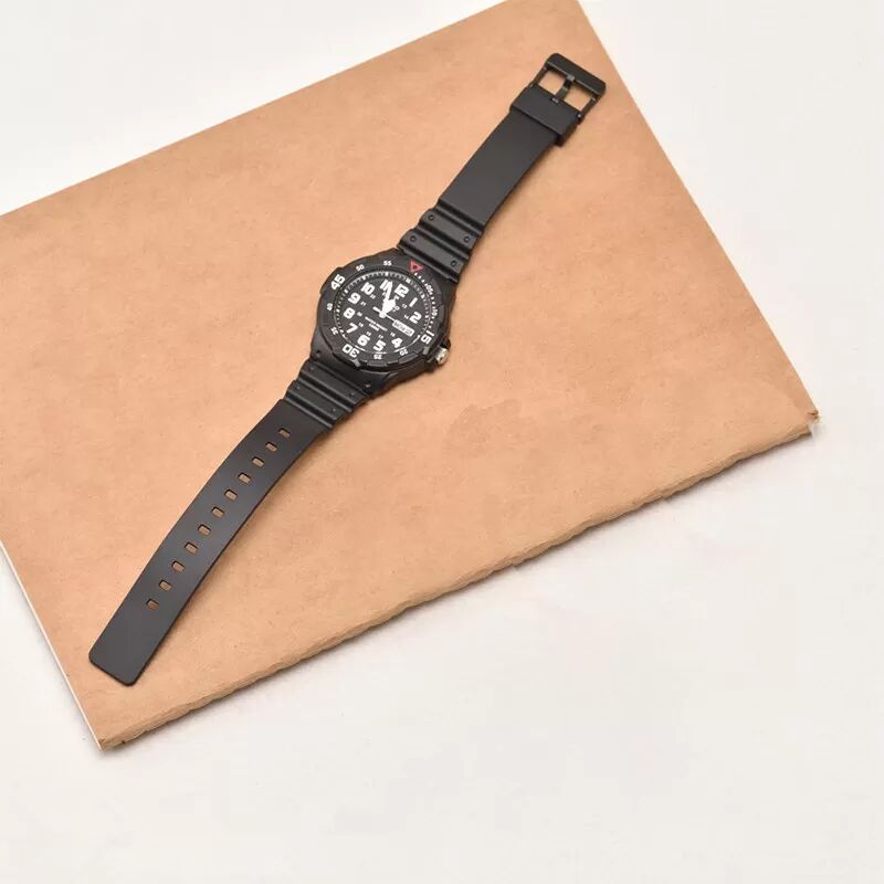 INF TPU-Uhrenarmband für Casio LRW-200H Schwarz