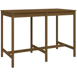 vidaXL, Gartentisch + Balkontisch, Holzwald (159.50 x 82.50 x 110 cm)