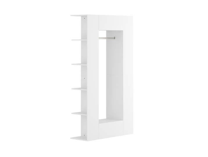 Garderobe TERENCE 106 x 190 cm weiss