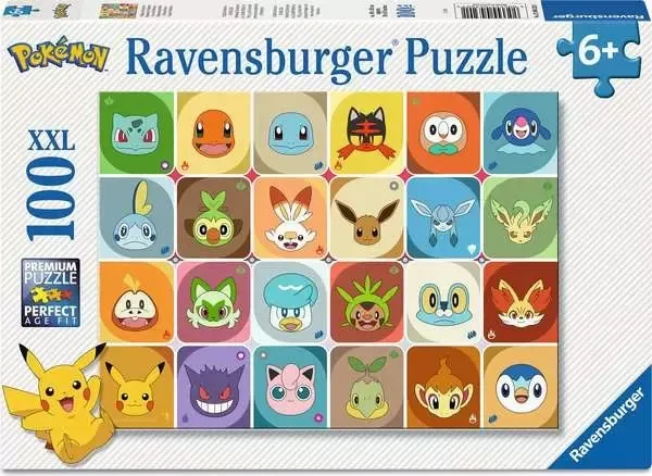 Ravensburger Kinderpuzzle Pokémon Gesichter (100 Teile)