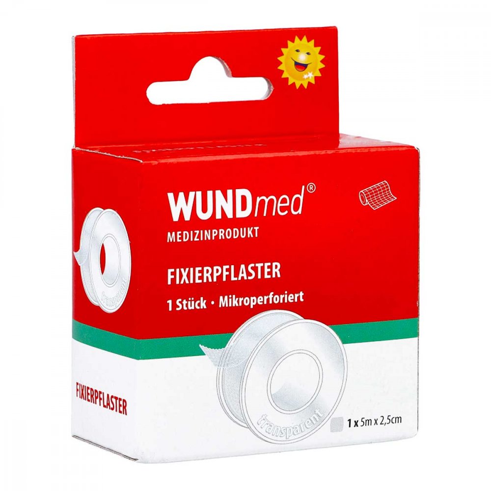 Axisis GmbH Fixierpflaster 2,5 cmx5 m transparent 07393008