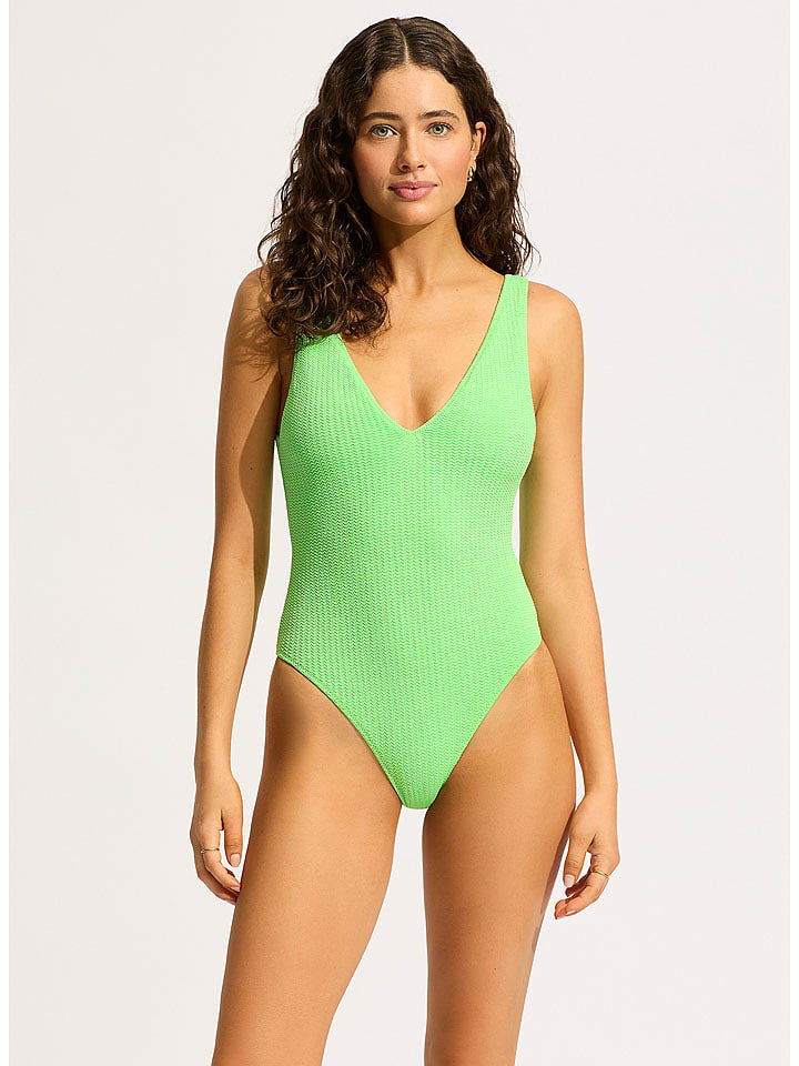 Seafolly Badeanzug in Grün - 36