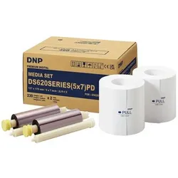 DNP DS 620 Media Kit 13x18 cm 2x 230 Blatt (13 x 18 cm, 460 Stk.), Fotopapier, Weiss
