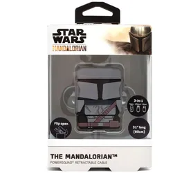 Thumbs Up PowerSquad The Mandalorian USB Kabel 0,6 m USB A USB C/Micro-USB B/Lightning Schwarz, Grau