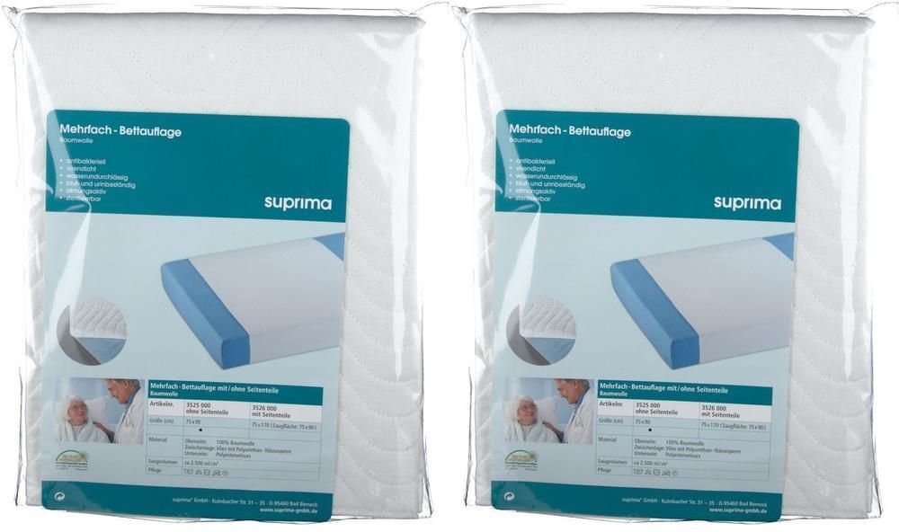 Suprima Bettauflage 3525 75x90 cm Bw/Pe/Vi/Pv 2x 2x1 St