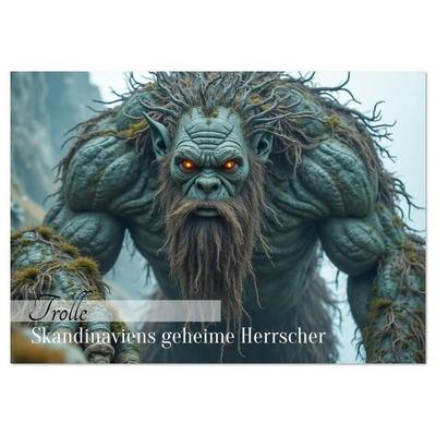 Trolle - Skandinaviens geheime Herrscher (Tischkalender 2026 DIN A5 quer), CALVENDO Monatskalender