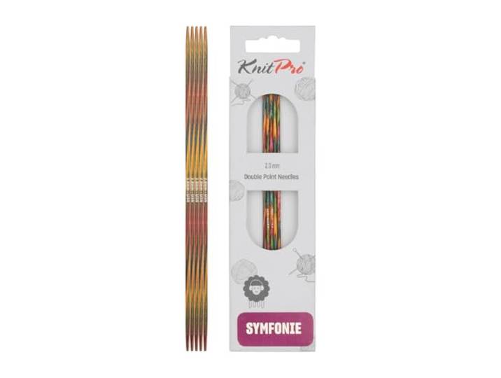 KnitPro Symfonie Dubbelpuntige Naalden 4 (10cm) 2.00mm