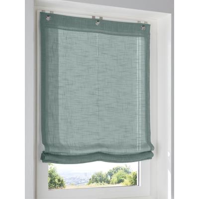 Raffrollo HEINE HOME Gr. 3, grün (salbei), B:80cm H:130cm, Raffrollos